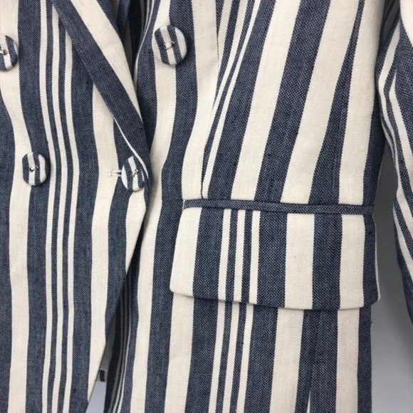 Veronica Beard Striped Geneva Blazer And Carito Short Set Size XS/2 - Picture 12 of 13